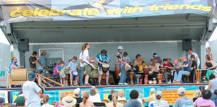 Earth Day Drum Circle